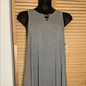 NWT Terra & Sky Cross Knot Tank Dress - Size 14W